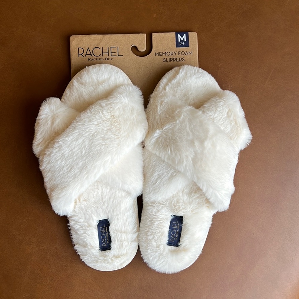 Rachel Roy memory foam slippers